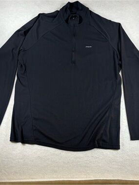 Patagonia Capilene 2 Lightweight 1/4 Zip Base Layer Back Pullover Size XXL Mens